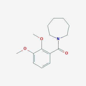 molecular formula C15H21NO3 B5270554 1-(2,3-dimethoxybenzoyl)azepane 