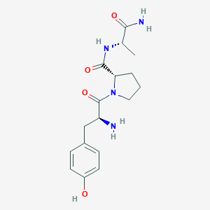 molecular formula C17H24N4O4 B527061 H-酪氨酸-脯氨酸-丙氨酸-NH2 