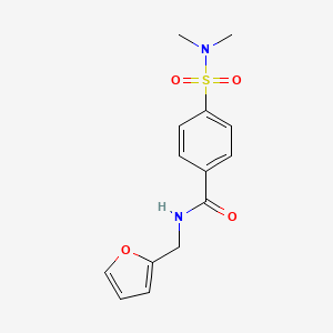 4-(DIMETHYLSULFAMOYL)-N-[(FURAN-2-YL)METHYL]BENZAMIDE