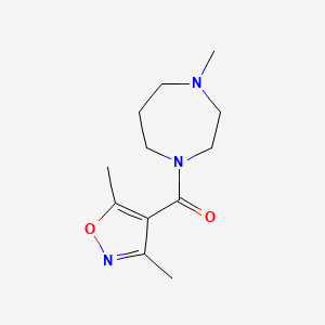 (3,5-DIMETHYL-4-ISOXAZOLYL)(4-METHYL-1,4-DIAZEPAN-1-YL)METHANONE