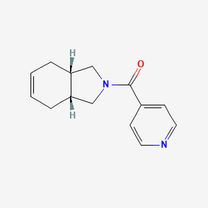 (3aR*,7aS*)-2-isonicotinoyl-2,3,3a,4,7,7a-hexahydro-1H-isoindole