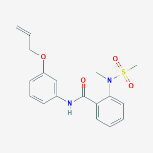 N-[3-(allyloxy)phenyl]-2-[methyl(methylsulfonyl)amino]benzamide