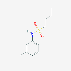 N-(3-ethylphenyl)butane-1-sulfonamide