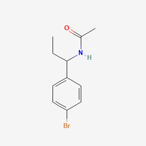 N-[1-(4-bromophenyl)propyl]acetamide