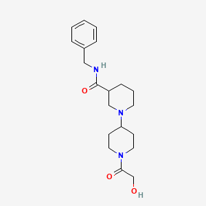 N-benzyl-1'-glycoloyl-1,4'-bipiperidine-3-carboxamide