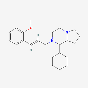 1-cyclohexyl-2-[3-(2-methoxyphenyl)-2-propen-1-yl]octahydropyrrolo[1,2-a]pyrazine