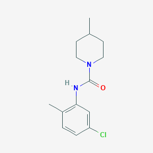 N-(5-chloro-2-methylphenyl)-4-methylpiperidine-1-carboxamide