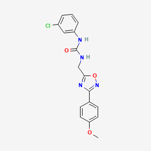 N-(3-chlorophenyl)-N'-{[3-(4-methoxyphenyl)-1,2,4-oxadiazol-5-yl]methyl}urea