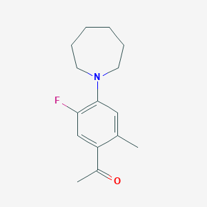 1-(4-Azepan-1-yl-5-fluoro-2-methyl-phenyl)-ethanone