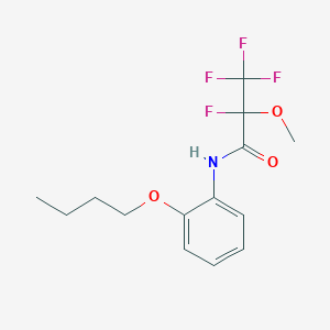 N-(2-butoxyphenyl)-2,3,3,3-tetrafluoro-2-methoxypropanamide