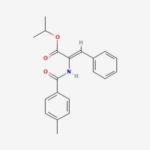 propan-2-yl (Z)-2-[(4-methylbenzoyl)amino]-3-phenylprop-2-enoate