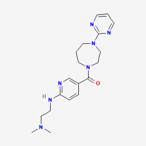 N,N-dimethyl-N'-{5-[(4-pyrimidin-2-yl-1,4-diazepan-1-yl)carbonyl]pyridin-2-yl}ethane-1,2-diamine