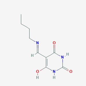 5-[(BUTYLAMINO)METHYLIDENE]-1,3-DIAZINANE-2,4,6-TRIONE