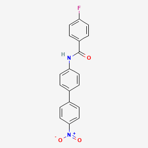 4-FLUORO-N-{4'-NITRO-[1,1'-BIPHENYL]-4-YL}BENZAMIDE