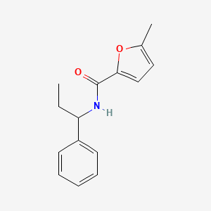 5-methyl-N-(1-phenylpropyl)furan-2-carboxamide