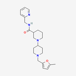 1'-[(5-methyl-2-furyl)methyl]-N-(pyridin-2-ylmethyl)-1,4'-bipiperidine-3-carboxamide