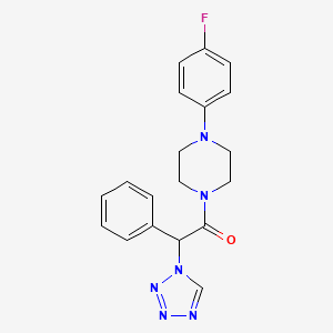 1-(4-fluorophenyl)-4-[phenyl(1H-tetrazol-1-yl)acetyl]piperazine