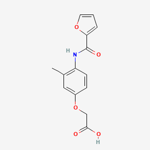 {4-[(Furan-2-ylcarbonyl)amino]-3-methylphenoxy}acetic acid