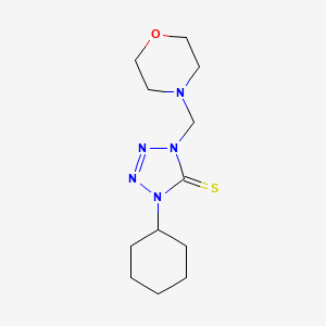 1-cyclohexyl-4-(4-morpholinylmethyl)-1,4-dihydro-5H-tetrazole-5-thione