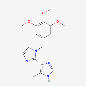 5'-methyl-1-(3,4,5-trimethoxybenzyl)-1H,3'H-2,4'-biimidazole