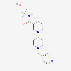 N-(2-hydroxy-1,1-dimethylethyl)-1'-(pyridin-4-ylmethyl)-1,4'-bipiperidine-3-carboxamide