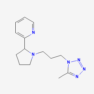 2-{1-[3-(5-methyl-1H-tetrazol-1-yl)propyl]-2-pyrrolidinyl}pyridine