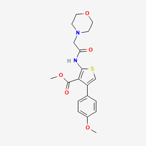 METHYL 4-(4-METHOXYPHENYL)-2-[2-(MORPHOLIN-4-YL)ACETAMIDO]THIOPHENE-3-CARBOXYLATE