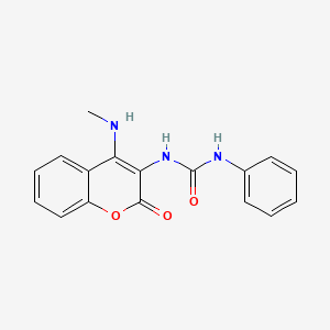 N-[4-(methylamino)-2-oxo-2H-chromen-3-yl]-N'-phenylurea