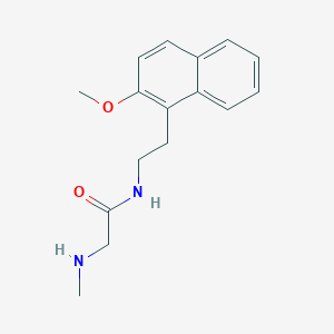 N-[2-(2-methoxy-1-naphthyl)ethyl]-2-(methylamino)acetamide