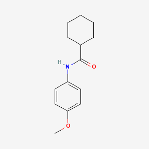 molecular formula C14H19NO2 B5272305 N-(4-methoxyphenyl)cyclohexanecarboxamide 