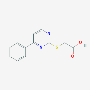 2-((4-Phenylpyrimidin-2-yl)thio)acetic acid