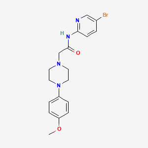 N-(5-bromopyridin-2-yl)-2-[4-(4-methoxyphenyl)piperazin-1-yl]acetamide