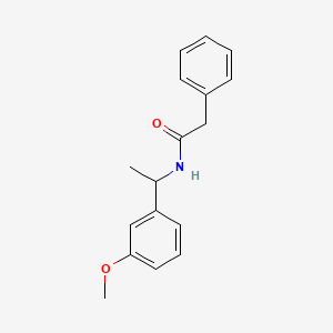 N-[1-(3-methoxyphenyl)ethyl]-2-phenylacetamide