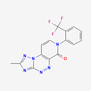 2-methyl-7-[2-(trifluoromethyl)phenyl]pyrido[4,3-e][1,2,4]triazolo[5,1-c][1,2,4]triazin-6(7H)-one