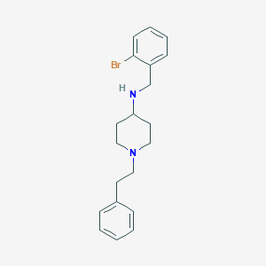 N-(2-bromobenzyl)-1-(2-phenylethyl)-4-piperidinamine