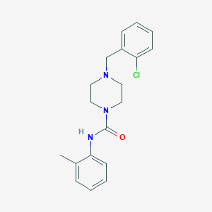 4-[(2-chlorophenyl)methyl]-N-(2-methylphenyl)piperazine-1-carboxamide