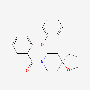 molecular formula C21H23NO3 B5272895 8-(2-phenoxybenzoyl)-1-oxa-8-azaspiro[4.5]decane 