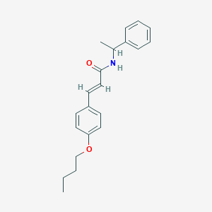 3-(4-butoxyphenyl)-N-(1-phenylethyl)acrylamide