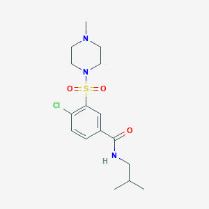 4-chloro-N-isobutyl-3-[(4-methyl-1-piperazinyl)sulfonyl]benzamide