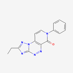 2-ethyl-7-phenylpyrido[4,3-e][1,2,4]triazolo[5,1-c][1,2,4]triazin-6(7H)-one