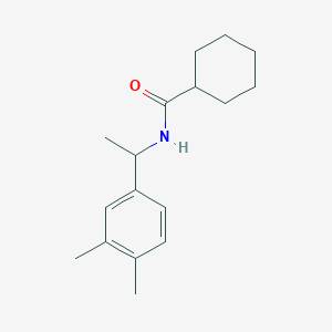 N-[1-(3,4-dimethylphenyl)ethyl]cyclohexanecarboxamide