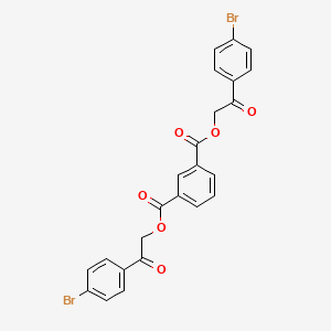 bis[2-(4-bromophenyl)-2-oxoethyl] isophthalate