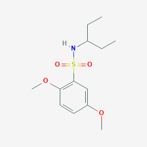 N~1~-(1-ETHYLPROPYL)-2,5-DIMETHOXY-1-BENZENESULFONAMIDE