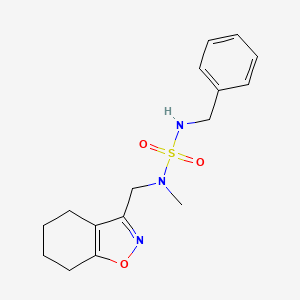 N'-benzyl-N-methyl-N-(4,5,6,7-tetrahydro-1,2-benzisoxazol-3-ylmethyl)sulfamide