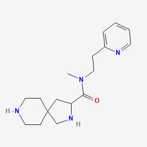 N-methyl-N-[2-(2-pyridinyl)ethyl]-2,8-diazaspiro[4.5]decane-3-carboxamide dihydrochloride