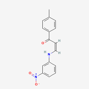 (Z)-1-(4-methylphenyl)-3-(3-nitroanilino)prop-2-en-1-one