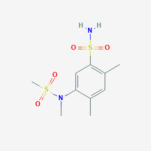 2,4-dimethyl-5-[methyl(methylsulfonyl)amino]benzenesulfonamide