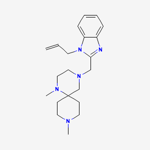 4-[(1-allyl-1H-benzimidazol-2-yl)methyl]-1,9-dimethyl-1,4,9-triazaspiro[5.5]undecane