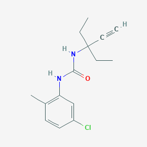 1-(5-Chloro-2-methylphenyl)-3-(3-ethylpent-1-yn-3-yl)urea