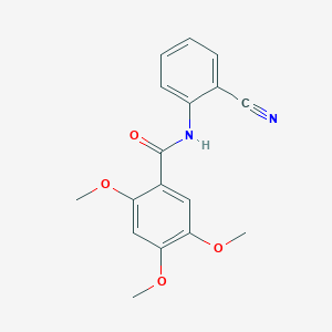 N-(2-cyanophenyl)-2,4,5-trimethoxybenzamide